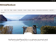 Tablet Screenshot of noparticularplace2go.com